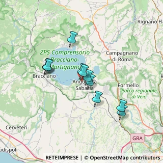 Mappa Via Gran Sasso, 00061 Anguillara Sabazia RM, Italia (6.09545)
