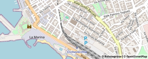 Mappa Civitavecchia