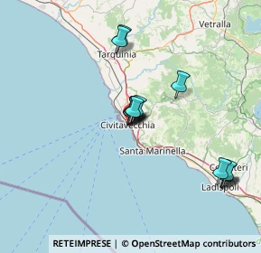 Mappa Via Giacinto Bruzzesi, 00053 Civitavecchia RM, Italia (13.66286)