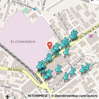 Mappa Via della Cementeria, 00053 Civitavecchia RM, Italia (0.12143)