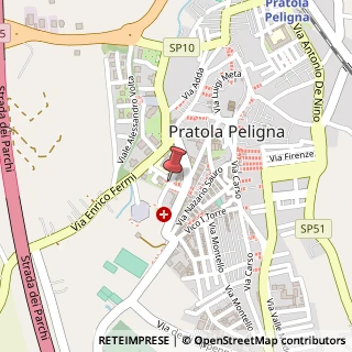 Mappa Via del Rio, 67035 Pratola Peligna, L'Aquila (Abruzzo)