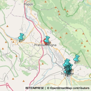 Mappa 67035 Pratola Peligna AQ, Italia (6.12167)