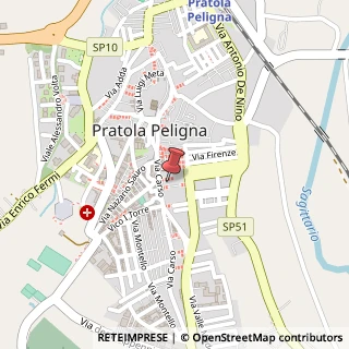 Mappa Via Enrico Fermi, 18, 67035 Pratola Peligna, L'Aquila (Abruzzo)