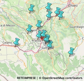 Mappa 67035 Pratola Peligna AQ, Italia (13.82714)