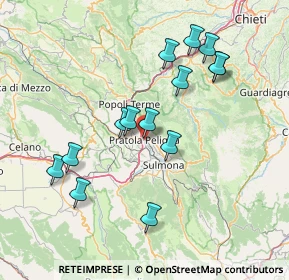 Mappa 67035 Pratola Peligna AQ, Italia (15.41357)