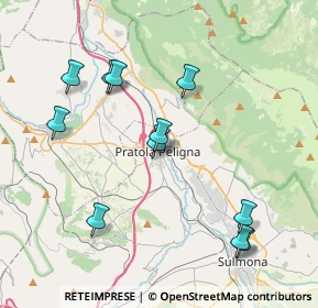 Mappa 67035 Pratola Peligna AQ, Italia (4.35273)