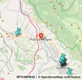 Mappa 67035 Pratola Peligna AQ, Italia (7.09364)