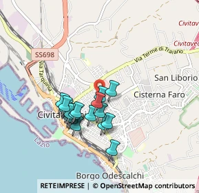 Mappa Via Antonio Canova, 00053 Civitavecchia RM, Italia (0.77389)