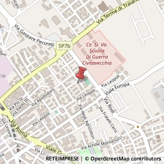 Mappa Via XXV Aprile, 19, 00053 Civitavecchia, Roma (Lazio)