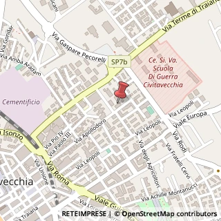 Mappa Via Apollodoro, 96, 00053 Civitavecchia, Roma (Lazio)