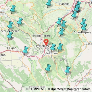 Mappa Vico del Forno, 67035 Pratola Peligna AQ, Italia (25.892)