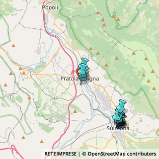 Mappa Vico del Forno, 67035 Pratola Peligna AQ, Italia (5.02071)