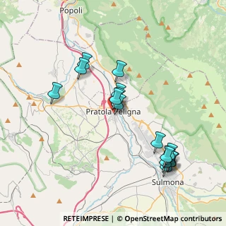 Mappa Vico del Forno, 67035 Pratola Peligna AQ, Italia (4.06188)