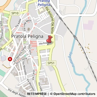 Mappa Via Circonvallazione Orientale, 22, 67035 Pratola Peligna, L'Aquila (Abruzzo)