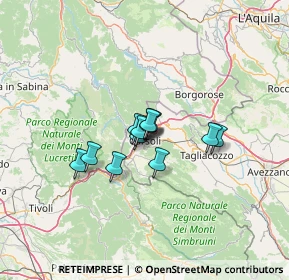 Mappa Circonvallazione Turano, 67061 Carsoli AQ, Italia (7.92917)