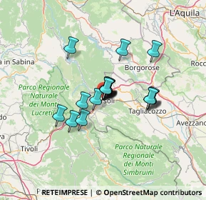 Mappa Circonvallazione Turano, 67061 Carsoli AQ, Italia (8.81053)