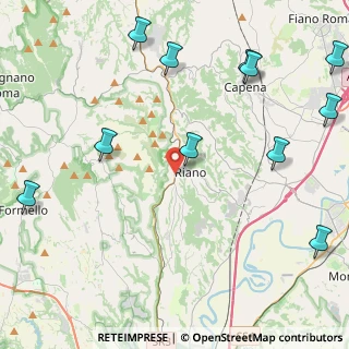 Mappa Via Quartarella, 00060 Riano RM, Italia (6.16182)