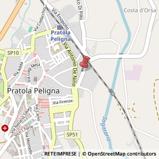 Mappa Via Trieste, 27, 67035 Pratola Peligna, L'Aquila (Abruzzo)