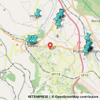 Mappa Unnamed Road, 67027 Raiano AQ, Italia (2.843)