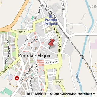 Mappa Vico Quarto Peligno, 6, 67035 Pratola Peligna, L'Aquila (Abruzzo)