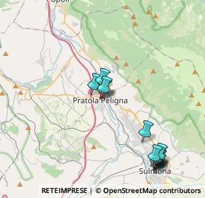 Mappa Via Antonio Gramsci, 67035 Pratola Peligna AQ, Italia (4.82231)