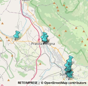 Mappa Via Antonio Gramsci, 67035 Pratola Peligna AQ, Italia (5.42083)