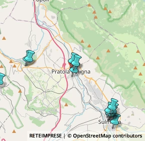 Mappa Via Antonio Gramsci, 67035 Pratola Peligna AQ, Italia (5.824)