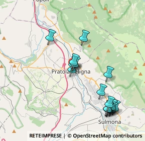 Mappa Via Antonio Gramsci, 67035 Pratola Peligna AQ, Italia (4.28438)