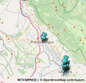 Mappa Via Antonio Gramsci, 67035 Pratola Peligna AQ, Italia (6.05263)