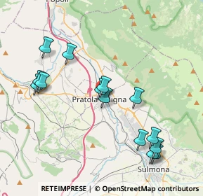 Mappa Via Antonio Gramsci, 67035 Pratola Peligna AQ, Italia (4.31357)