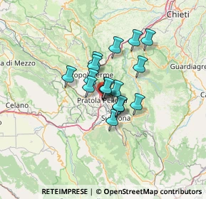 Mappa Via Antonio Gramsci, 67035 Pratola Peligna AQ, Italia (8.45)