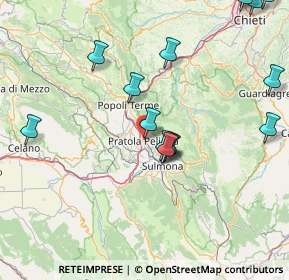 Mappa Via Antonio Gramsci, 67035 Pratola Peligna AQ, Italia (21.37438)
