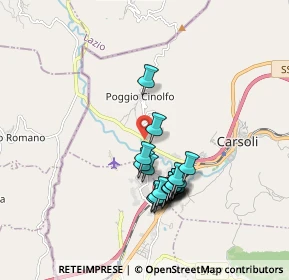 Mappa Via Turanense, 67061 Carsoli AQ, Italia (1.68)