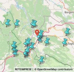 Mappa Via Turanense, 67061 Carsoli AQ, Italia (8.7305)