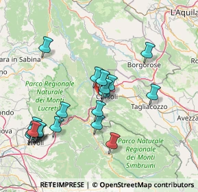 Mappa Via Turanense, 67061 Carsoli AQ, Italia (16.846)