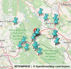 Mappa Via Turanense, 67061 Carsoli AQ, Italia (14.417)