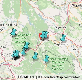Mappa Via Turanense, 67061 Carsoli AQ, Italia (19.08222)