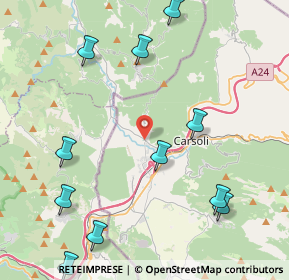 Mappa Via Turanense, 67061 Carsoli AQ, Italia (5.52909)