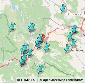 Mappa Via valeria, 67061 Carsoli AQ, Italia (9.1)