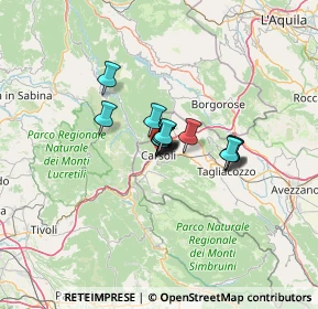 Mappa Via valeria, 67061 Carsoli AQ, Italia (7.00143)