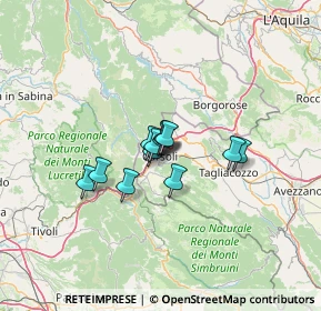 Mappa Via valeria, 67061 Carsoli AQ, Italia (8.00333)