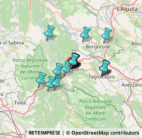 Mappa Via Tiburtina Valeria km 75, 67061 Carsoli AQ, Italia (8.83105)