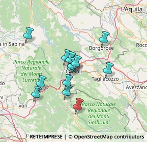 Mappa Via Tiburtina Valeria km 75, 67061 Carsoli AQ, Italia (11.68385)