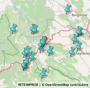 Mappa Via Tiburtina Valeria km 75, 67061 Carsoli AQ, Italia (9.0425)