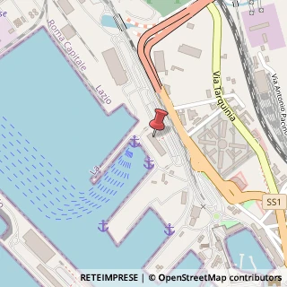 Mappa Terminal 1 Autostrade del Mare Civitavecchia Città Metropolitana di Roma IT, Via Prato del Turco, 00053 Porto di, RM, Italia, 00053 Civitavecchia, Roma (Lazio)