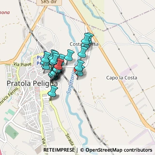Mappa Via Ponente, 67035 Pratola Peligna AQ, Italia (0.35667)