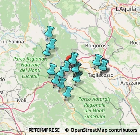 Mappa A24 Roma-l'Aquila-Teramo, 67061 Carsoli AQ, Italia (9.379)