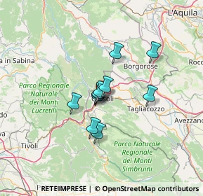 Mappa A24 Roma-l'Aquila-Teramo, 67061 Carsoli AQ, Italia (8.88364)