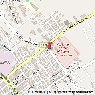 Mappa Via Francesco de Sanctis, 20, 00053 Civitavecchia, Roma (Lazio)