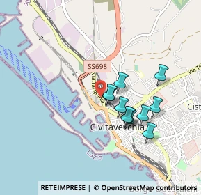 Mappa SS1 KM 72, 00053 Civitavecchia RM, Italia (0.76364)